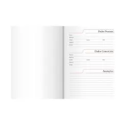 Agenda Capa Couro Sintético Personalizada Barato