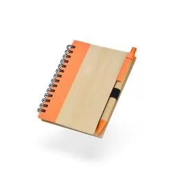 Bloco Caderneta com Caneta Capa Ecológica Com Pauta Personalizado Barato