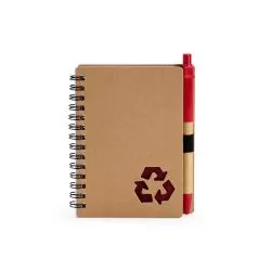 Bloco Caderneta com Caneta Capa Ecológica Com Pauta Personalizado Barato