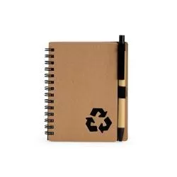 Bloco Caderneta com Caneta Capa Ecológica Com Pauta Personalizado Barato