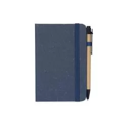 Bloco Caderneta Palha de Trigo com Caneta Personalizado Barato