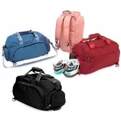 Bolsa Esportiva Resistente a Água com Compartimento para Sapatos Personalizada Barato