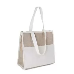 Bolsa Térmica em Algodão e Juta Sintética Personalizada Barato