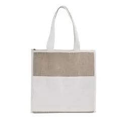 Bolsa Térmica em Algodão e Juta Sintética Personalizada Barato