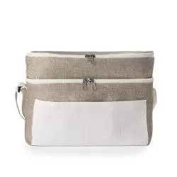 Bolsa Térmica em Algodão e Juta Sintética Personalizada Barato