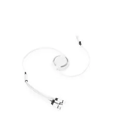 Cabo USB Retrátil 3 em 1 Personalizado Barato