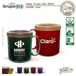 Caneca Ecológica Térmica Dupla Parede Personalizada 