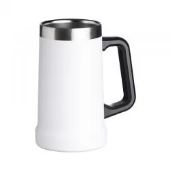 Caneca Metal Térmica com Pegador Plástico Personalizada Barato