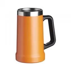 Caneca Metal Térmica com Pegador Plástico Personalizada Barato