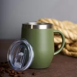 Caneca Metal Térmica com Tampa Acrílica Personalizada Barato