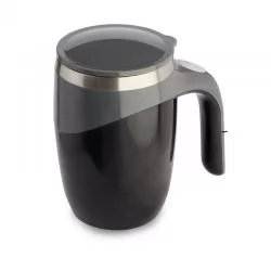 Caneca Plástica com Mixer em Aço Inox Personalizada Barato