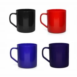 Caneca Plástica Simples Personalizada Barato