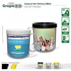 Caneca Plástica Térmica Dupla Parede Personalizada Barato