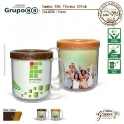 Caneca Plástica Térmica Dupla Parede Personalizada 