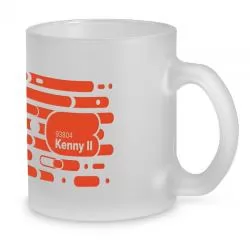 Caneca Vidro Efeito Fosco Personalizada Barato