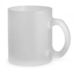 Caneca Vidro Efeito Fosco Personalizada Barato