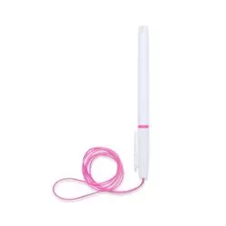 Caneta Plástica Com Cordão Personalizada Barato