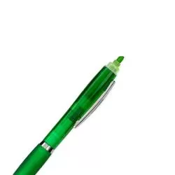 Caneta Plástica com Marca-Texto Personalizada Barato
