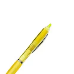 Caneta Plástica com Marca-Texto Personalizada Barato
