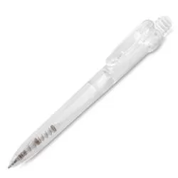 Caneta Plástica Translúcida Personalizada Barato
