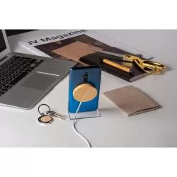 Carregador Magnético por Indução Super-rápido em Bambu 15 W Personalizado Barato