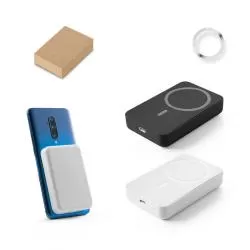 Carregador portátil magnética com carregador por indução 10.000 mAh Personalizado 