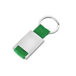 Chaveiro de metal retangular e Nylon Personalizado Barato