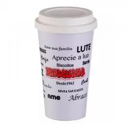 Copo Plástico de Café com Tampa Personalizado Barato