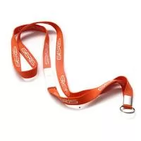 Cordão para Crachá com mini Argola Níquel e Trava Personalizado 