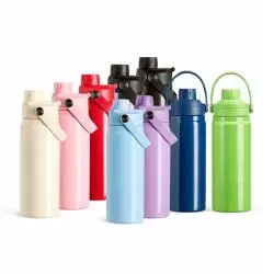 Garrafa Squeeze Metal Térmica 600ml Personalizada Barato