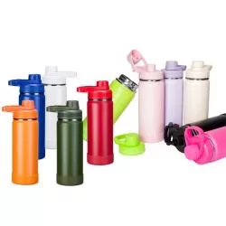 Garrafa Squeeze Metal Térmico com Alça Personalizada 