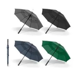 Guarda-chuva em 100% poliéster reciclado 190T Personalizada 