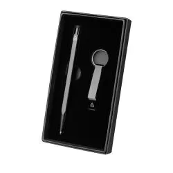 Kit Escritório 2 Peças caneta e chaveiro Personalizado 