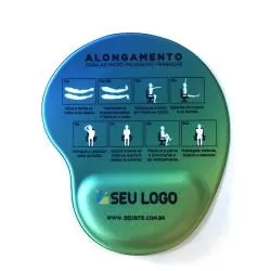 Mouse Pad Ergonomico com Apoio de Pulso Personalizado Barato