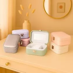 Porta-Joias com Espelho Personalizado 