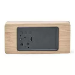 Relógio de Mesa de Madeira Com LED Personalizado Barato